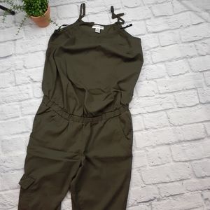 Motherhood Maternity Dark Green Jumpsuit  Small